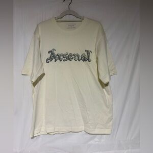 Arsenal Cream Short Sleeve Logo Tee